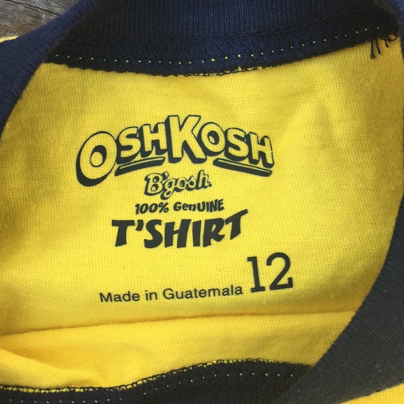 Osh Kosh Monster Truck T Shirt Size 12 - Picture 2 of 3